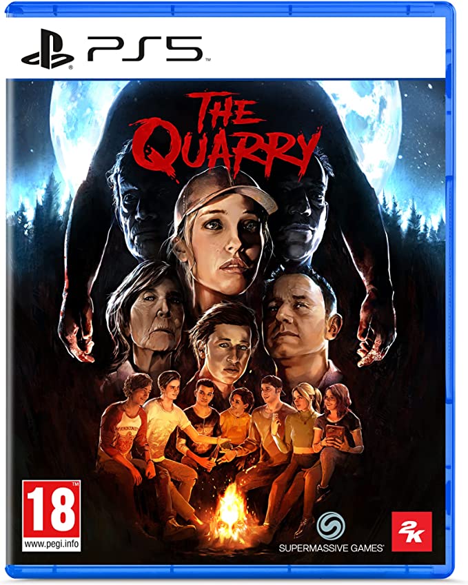Cover art for the PS5 video game The Quarry