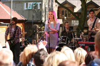 Diana Vickers performs on Hollyoaks Music Show