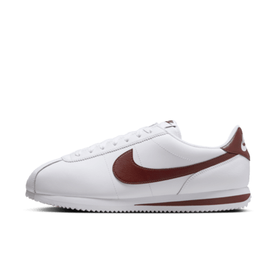 Nike Cortez Leather Men's Shoes - White/dark Pony - Size 6