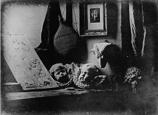 Taken in 1837, this photo showing several plaster casts is one of the earliest images taken by Louis Daguerre using his Daguerretype technique.
