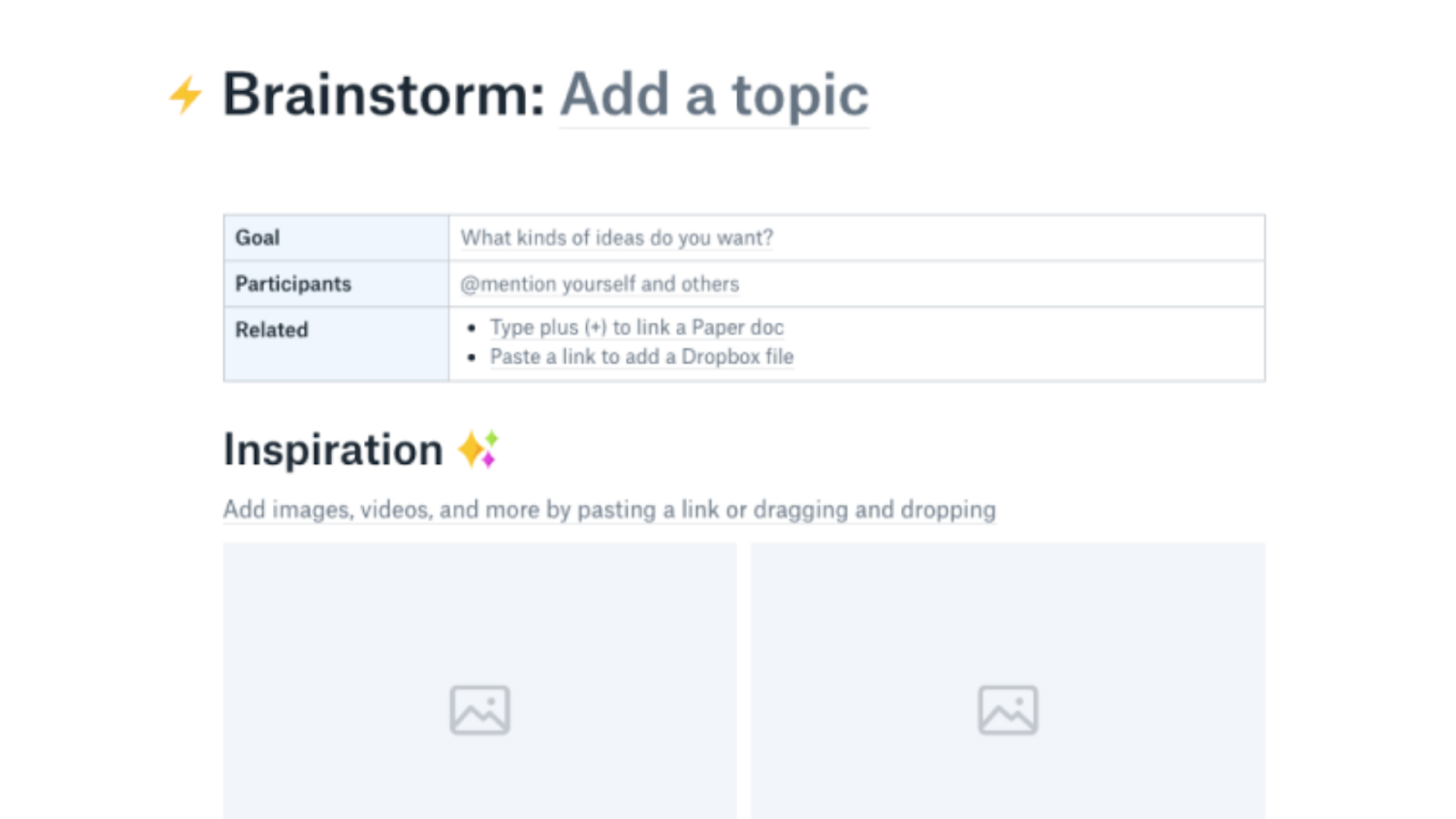 Dropbox Paper in use