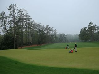 the masters greens getting cut