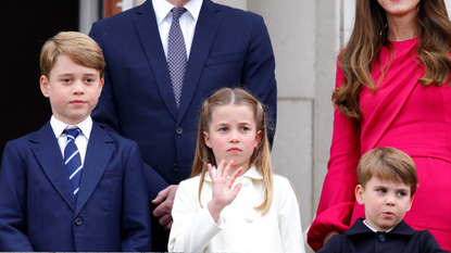 Prince William and Kate Middleton with their children