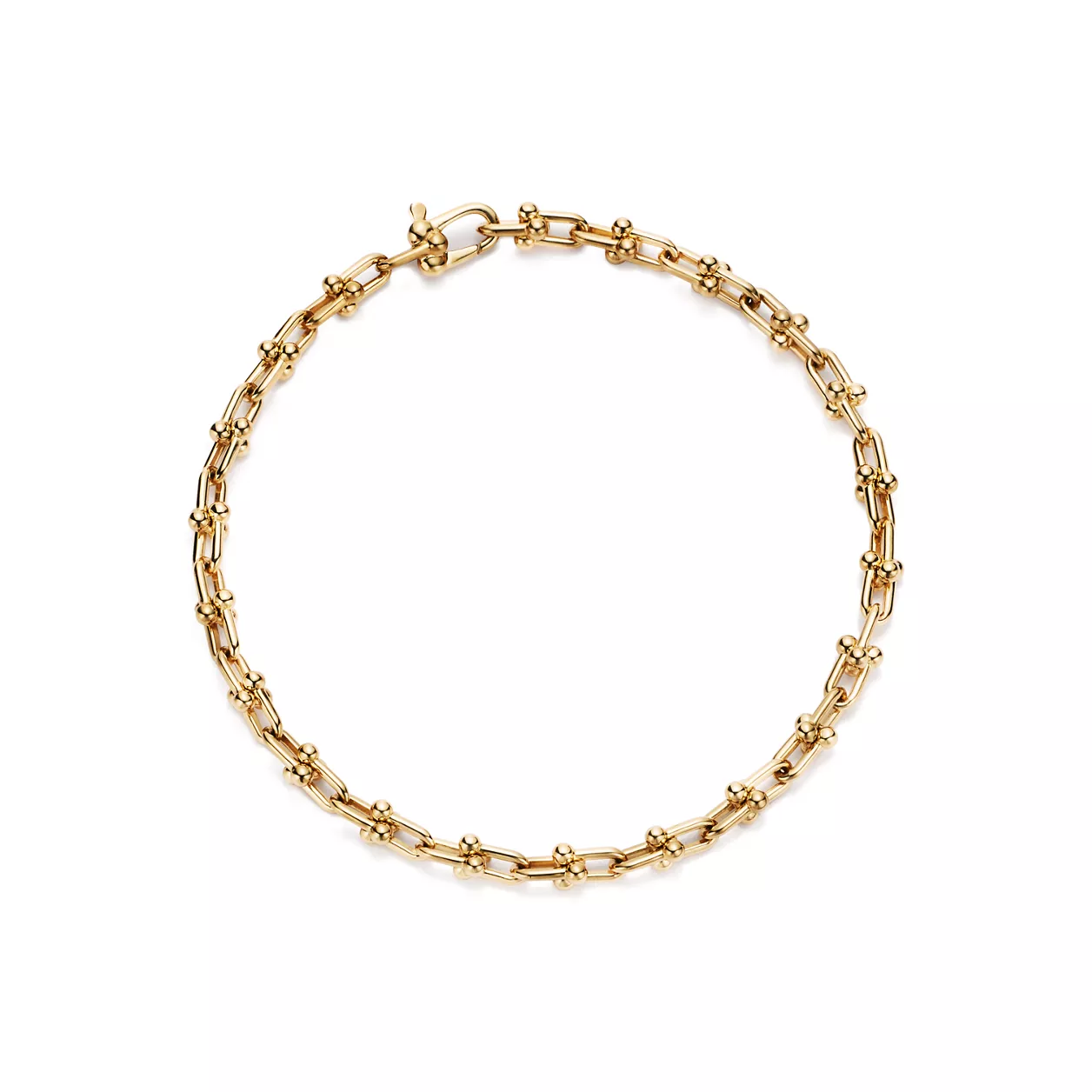 Tiffany &amp;amp; Co., Tiffany HardWear Micro Link Bracelet in Yellow Gold
