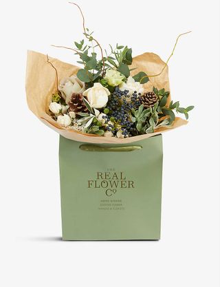 The Real Flower Company Nordic Christmas posy