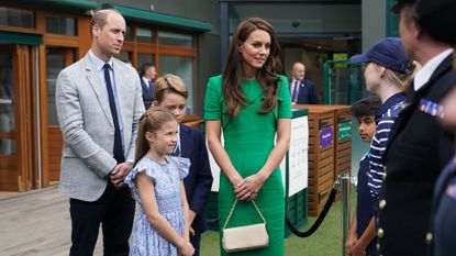 Kate Middleton made it a family affair for the Wimbledon men's final