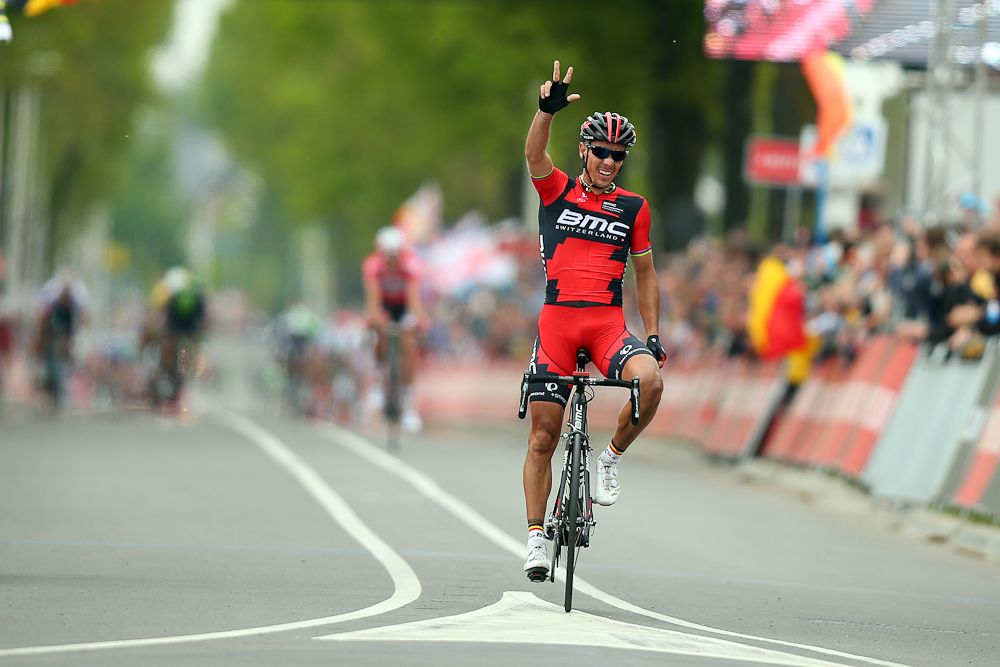 Philippe Gilbert signals his third Amstel title in 2014