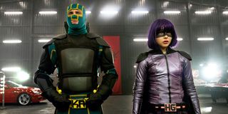 Aaron-Taylor Johnson and Chloe Grace Moretz in Kick-Ass