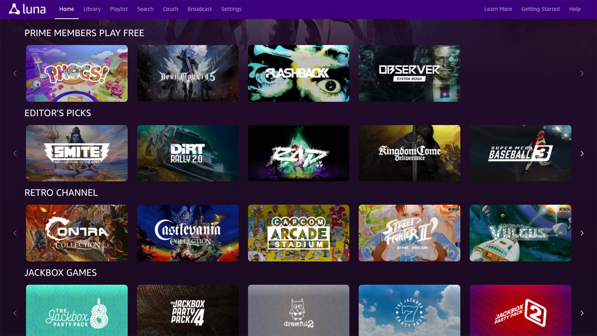 Luna Game Streaming Adds Free Prime Games, Twitch Broadcasting - CNET