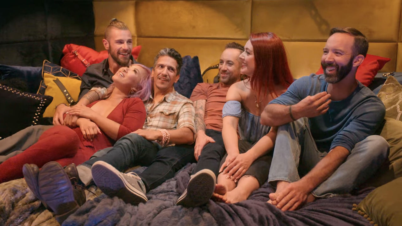 a poly family laughs and cuddles on how to build a sex room
