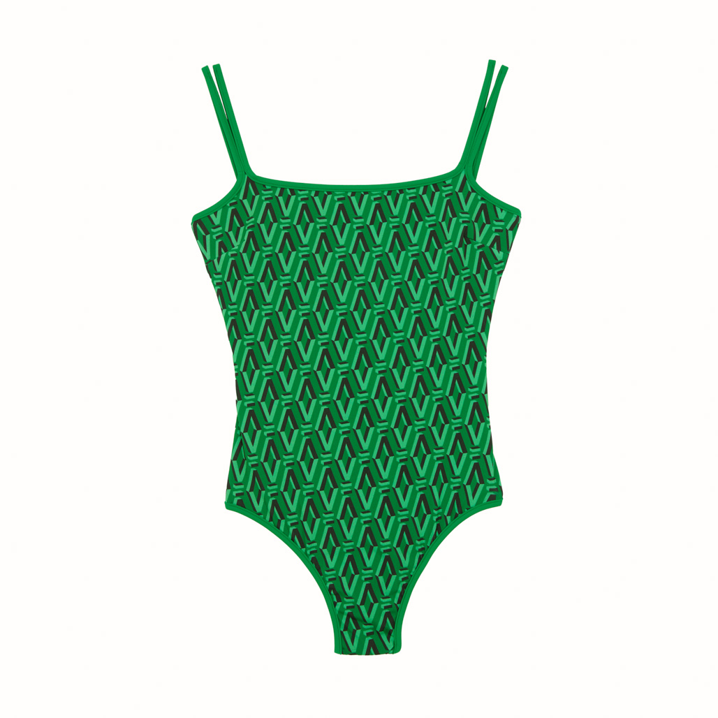 aman green swimsuit