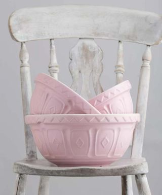 pink mason cash mixing bowls