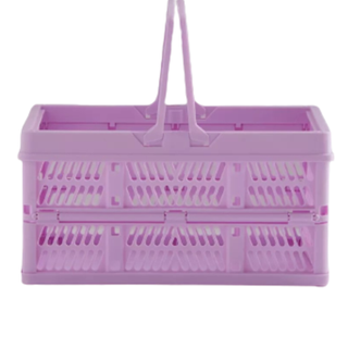Felix folding storage caddy in purple