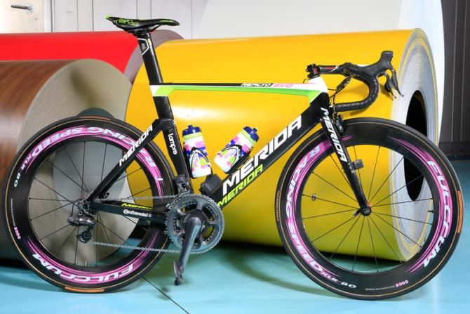 The Lampre-Merida team issue Reacto Evo
