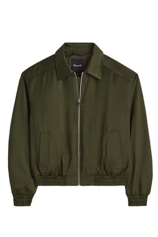 Madewell Relaxed Zip-Front Bomber Jacket