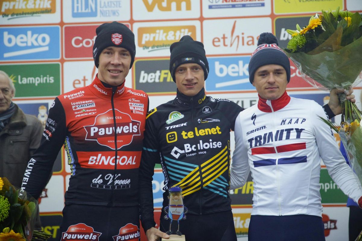 Ethias Cyclocross 2019 Essen 07122019 Laurens Sweeck Bel Hermans Quinten Bel Thomas Pidcock GBR photo Anton VosCVBettiniPhoto2019