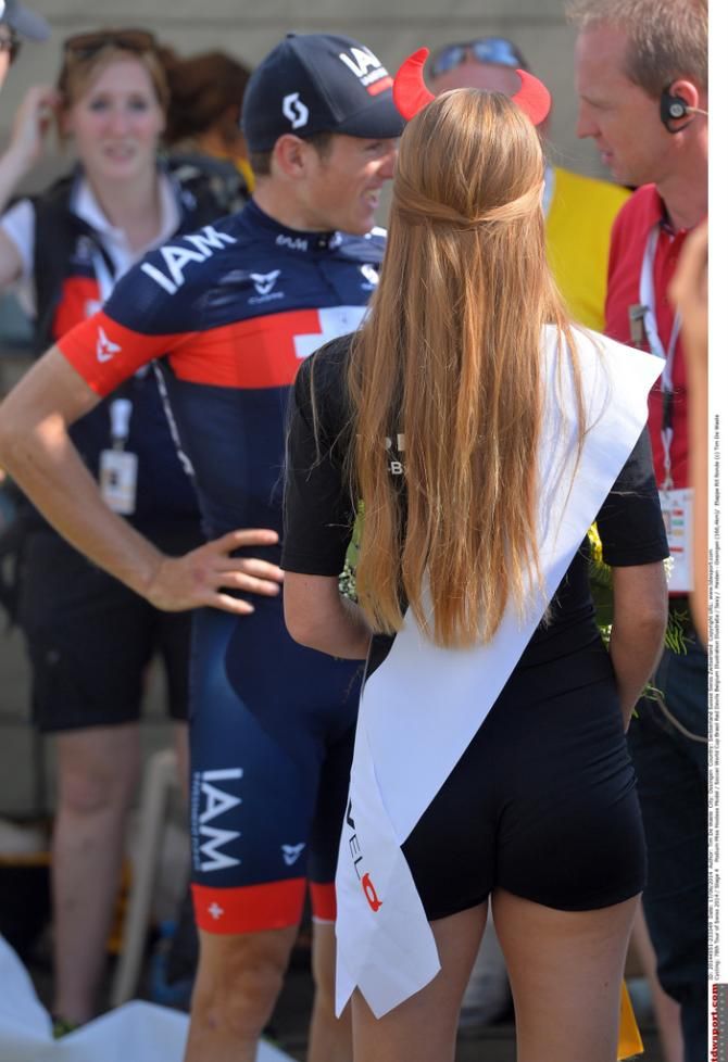 The pre-podium chatter