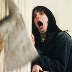 shelley duvall screaming at an ax in the shining