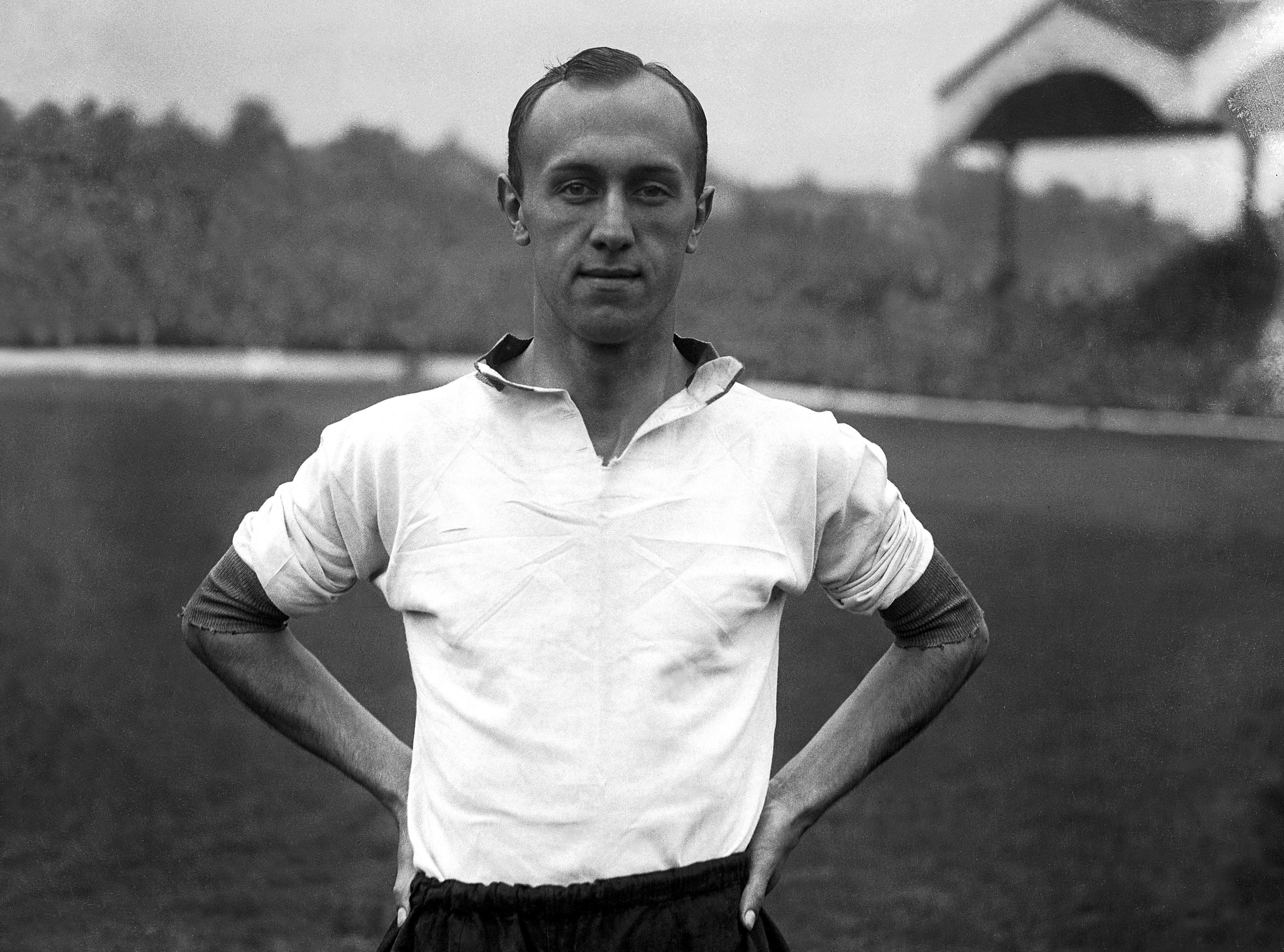 Jack Balmer of Liverpool in 1936.