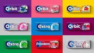 Wrigley's gum packaging design