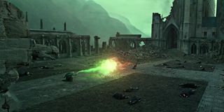 The battle of Hogwarts in Harry Potter and the Deathly Hallows - Part 2