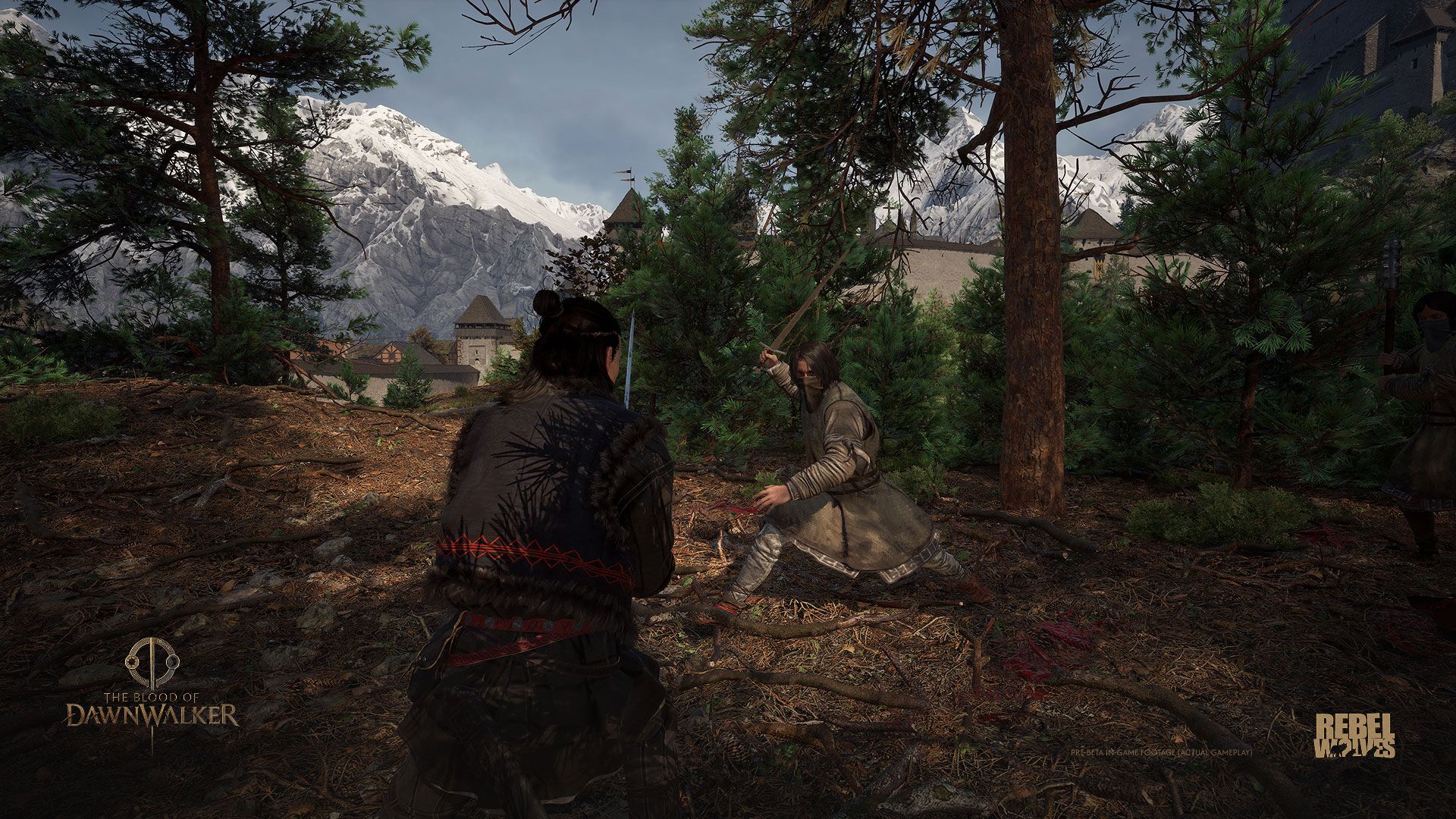 The Blood of Dawnwalker screenshot showing Coen in combat