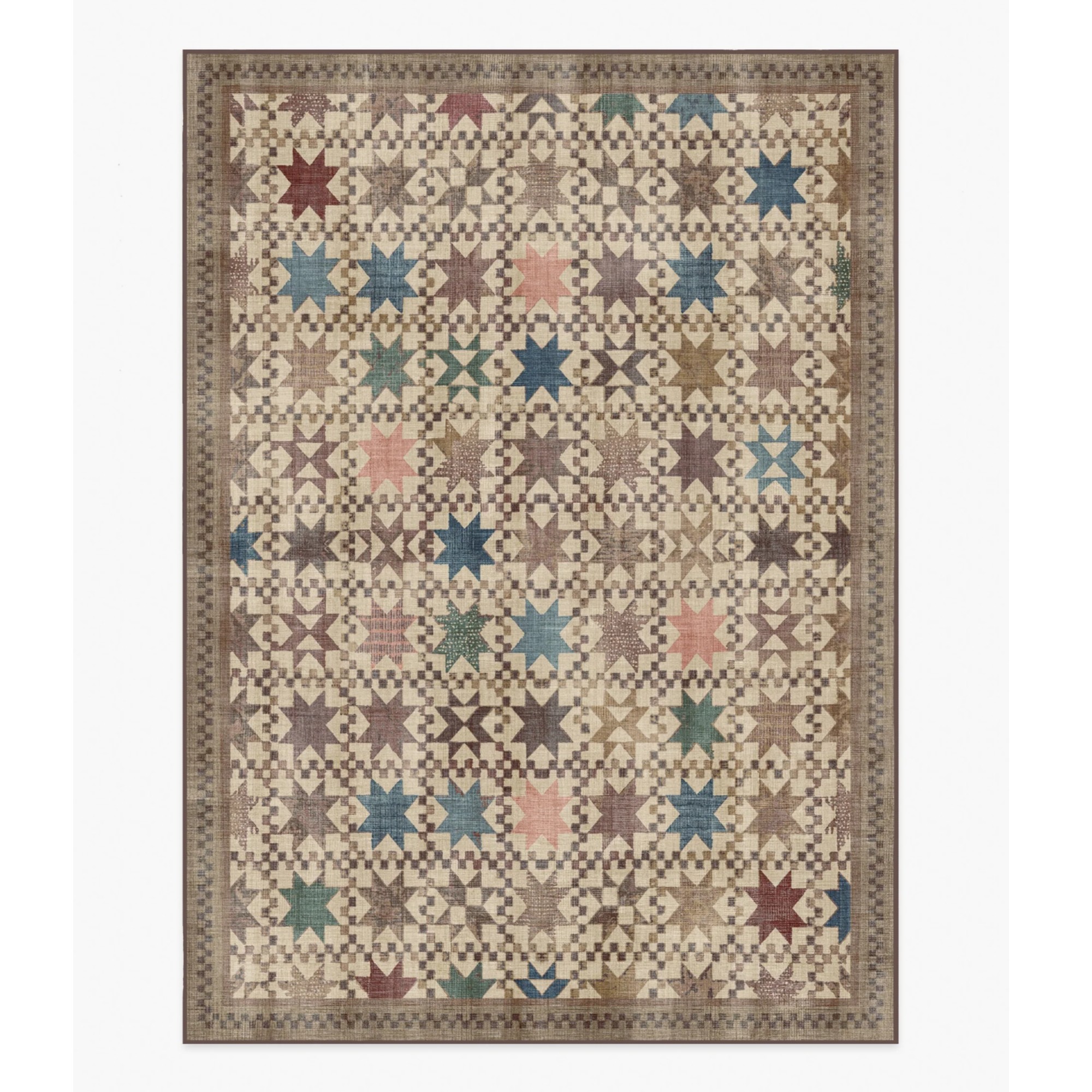 Ruggable Calloway Brown Multicolour Rug