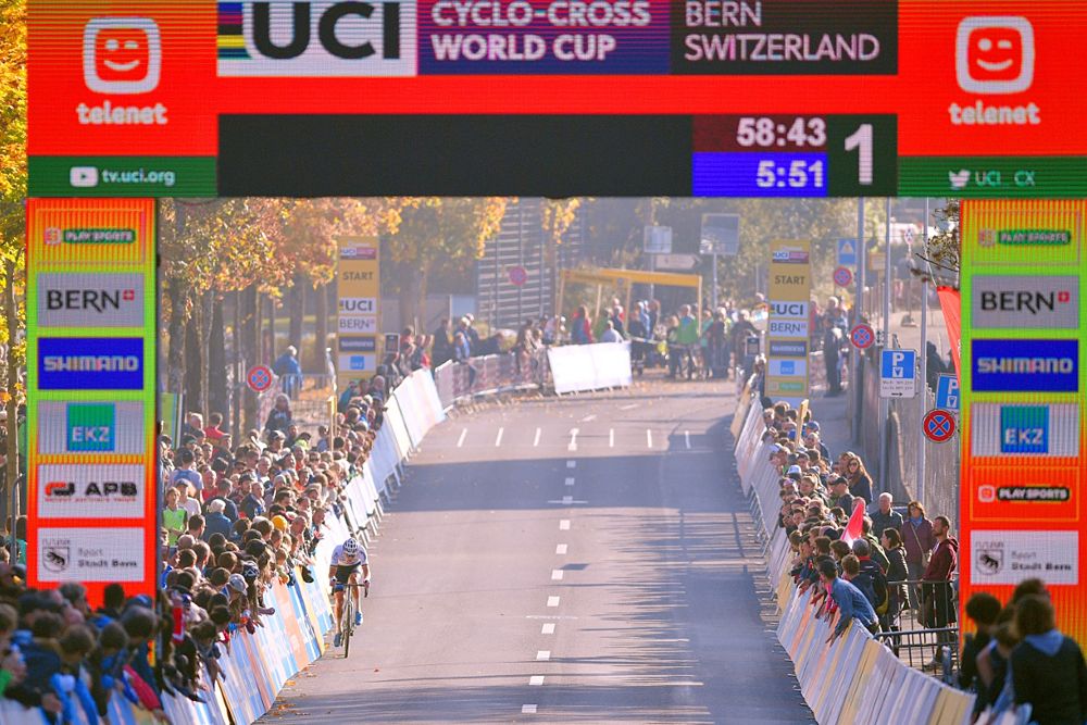 Mathieu van der Poel wins Bern Cyclo-cross World Cup