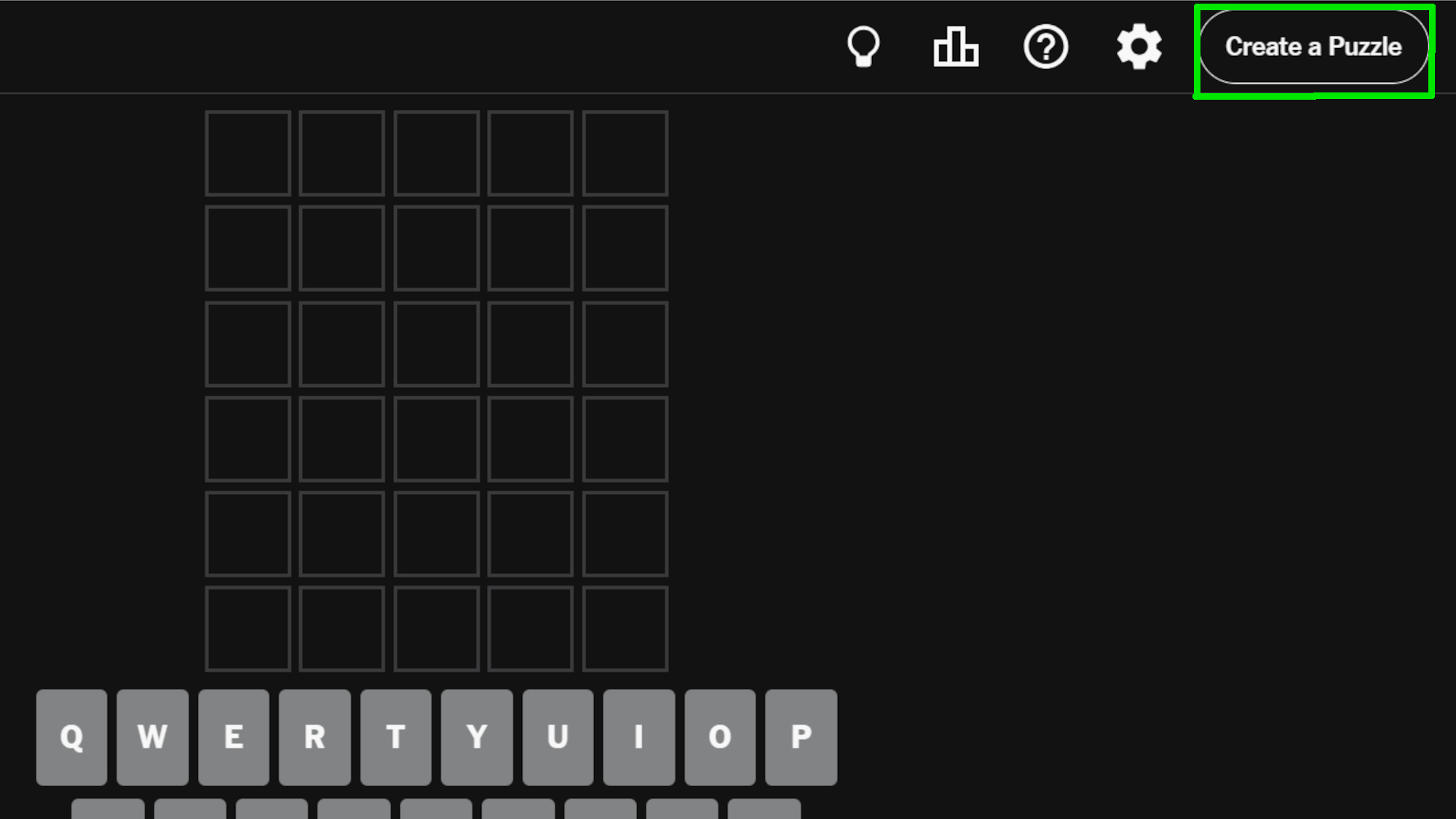 Wordle web page create location