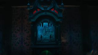 Haunted Mansion movie clock