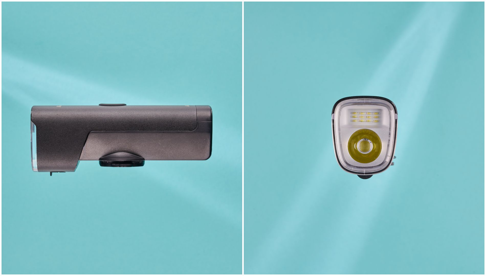 Side and front view of the Magicshine ALLTY1000 front bike light