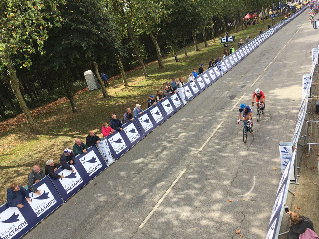 Nicolas Malle was on the attack earlier in the day