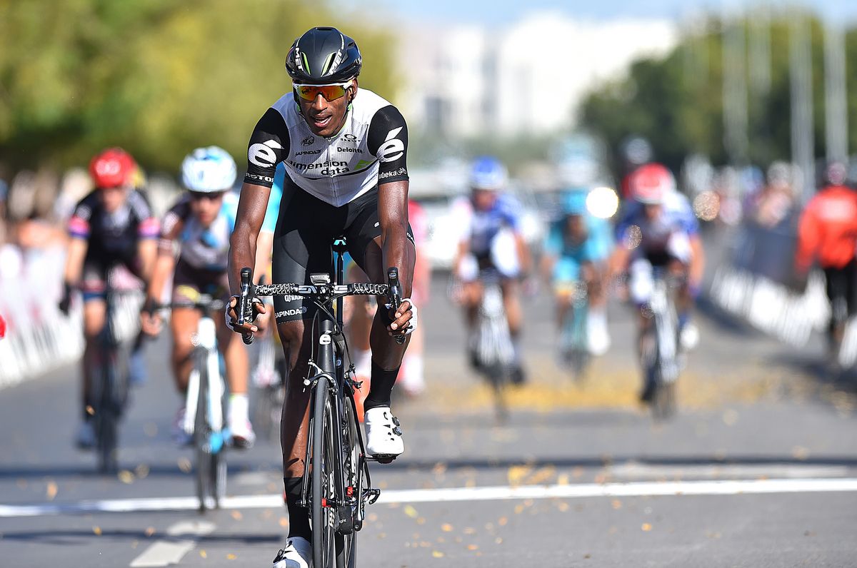 Daniel Teklehaimanot at the Tour of Oman