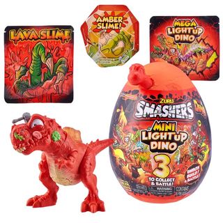 ZURU SMASHERS Mini Light-Up Dino T-Rex