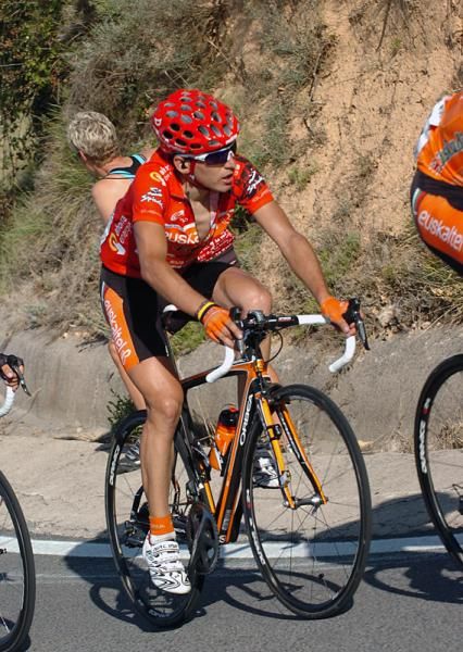 Vuelta leader Igor Anton (Euskaltel - Euskadi)