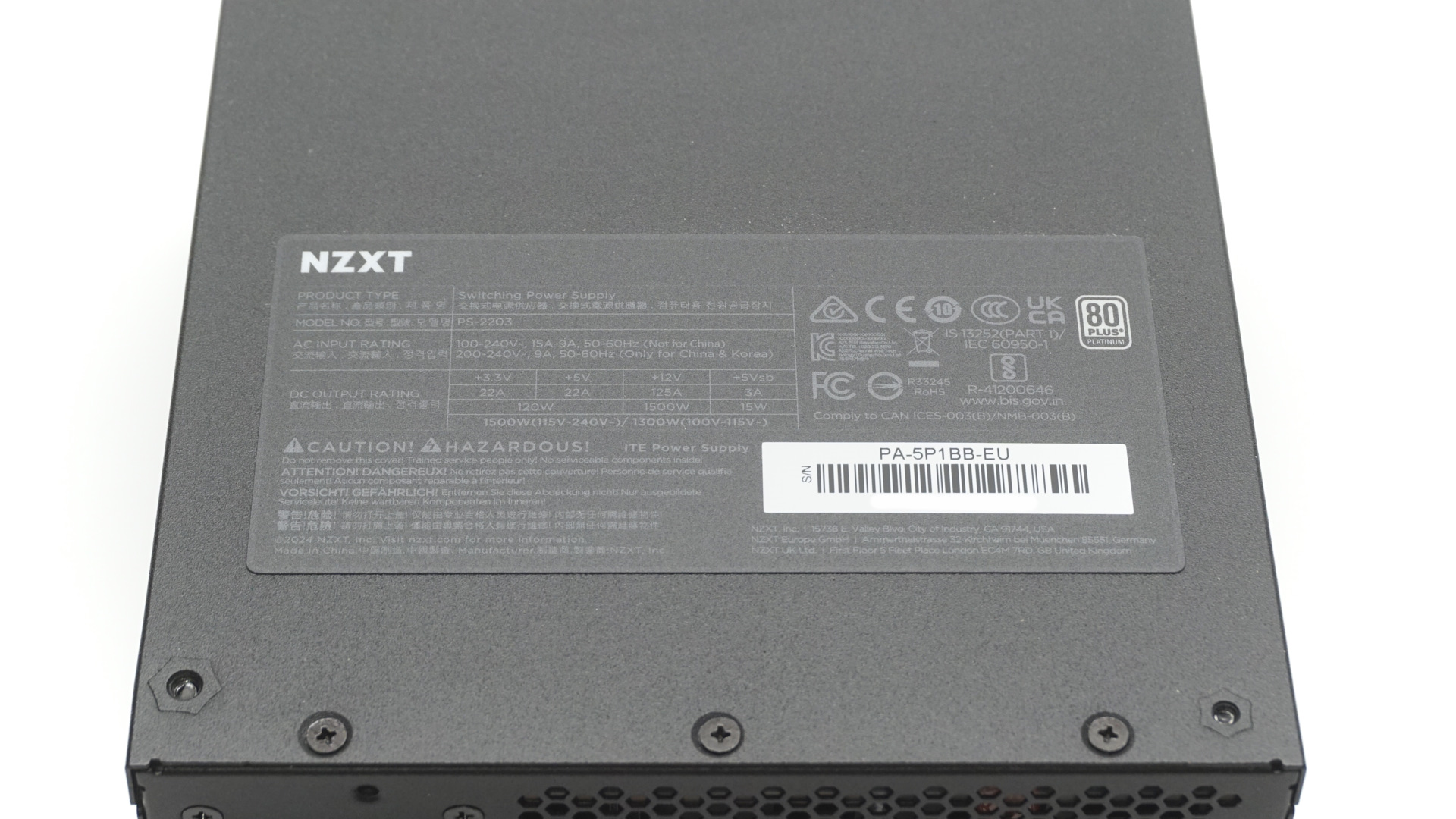 NZXT C1500