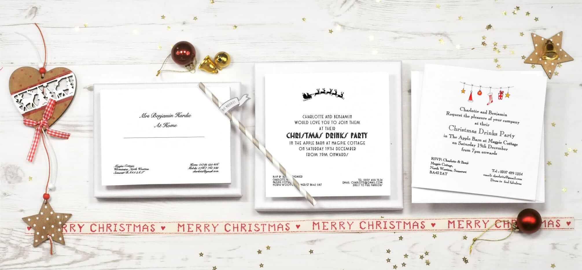 Honey Tree christmas invites