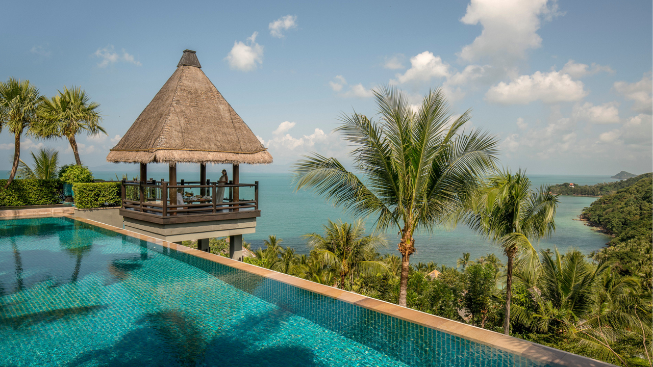 The pool at Four Seasons Resort Koh Samui, Thailand