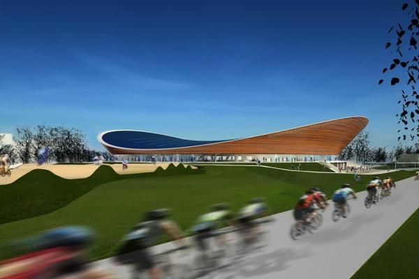 Outside of the velodrome will be a host of cycle paths and a road race circuit.