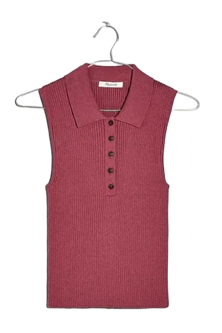 Madewell Owen Polo Sweater Tank (Was $68) 