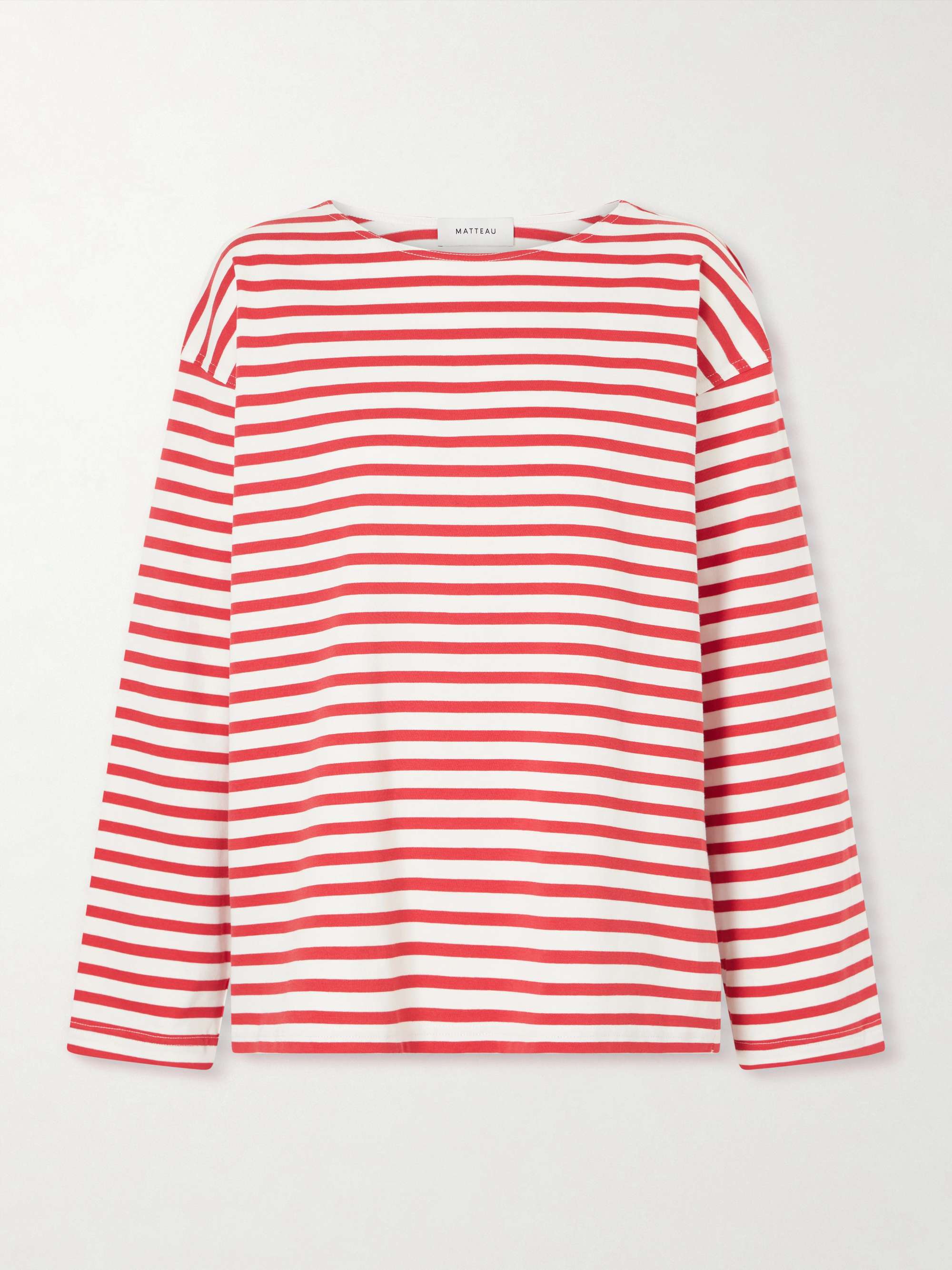 Breton Striped Cotton-Jersey T-Shirt