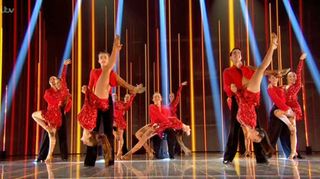 Simon Cowell said the The Ystrad Fawr Dancers gave a "lazy" performance. But David Walliams challenged Simon to do better…
