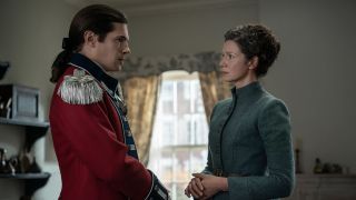 Lord John and Claire in Outlander Season 7B