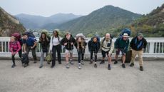 Caroline, Tom, Elizabeth, Letitia, Fin, Sioned, Yin, Gaz, Brian, Melvin in Race Across the World