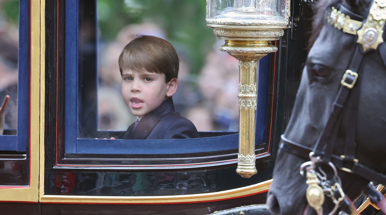 Prince Louis of Wales during Trooping the Colour on June 15, 2024 in London, England.