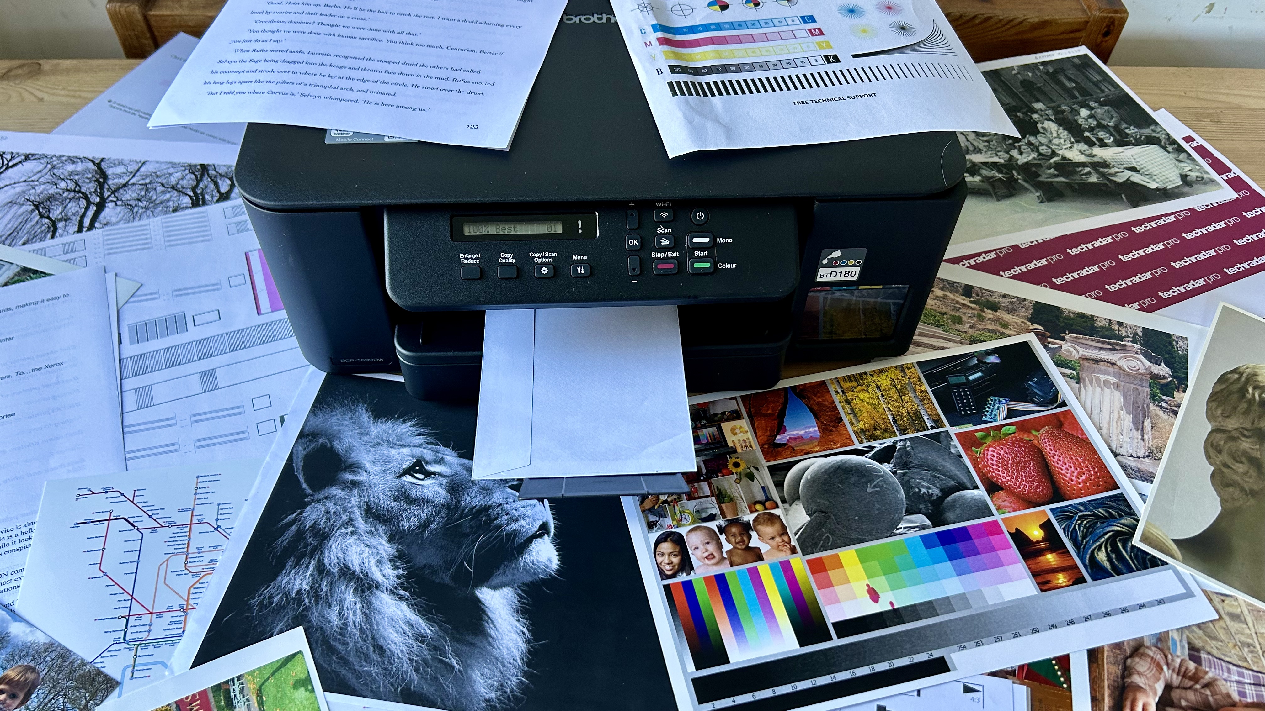 Brother DCP-T580DW during our review
