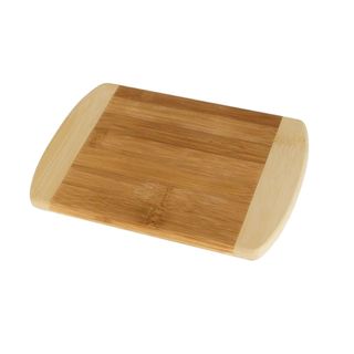 Small square wooden cutting board