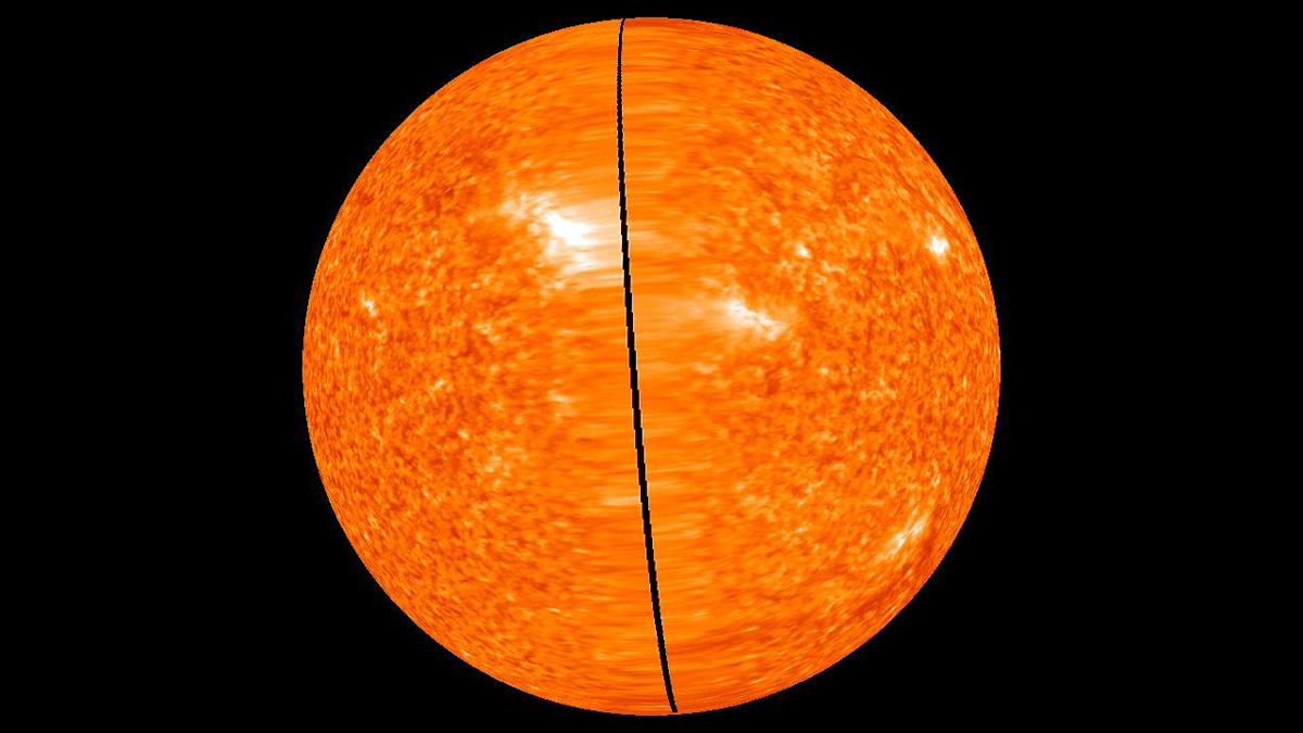 First entire-sun image from NASA&#039;s STEREO spacecraft.