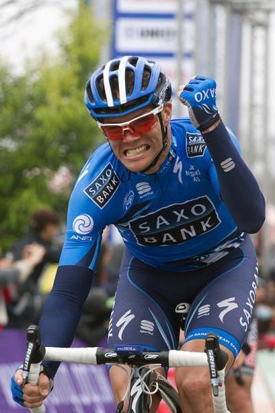 Stage 4 winner Jonathan Cantwell (Team Saxo Bank)