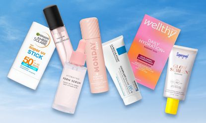 Boots products against sky
